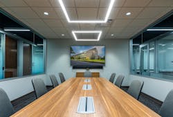 Large conference tables may have to delivered in two or more pieces so they can fit in elevators and reach their destination. Large conference tables may have to delivered in two or more pieces so they can fit in elevators and reach their destination.