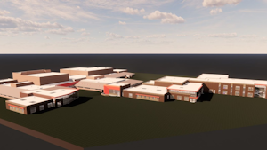 Rolling Hills Local School District k-12 campus rendering
