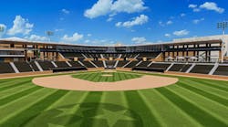 University of Tennessee baseball stadium rendering