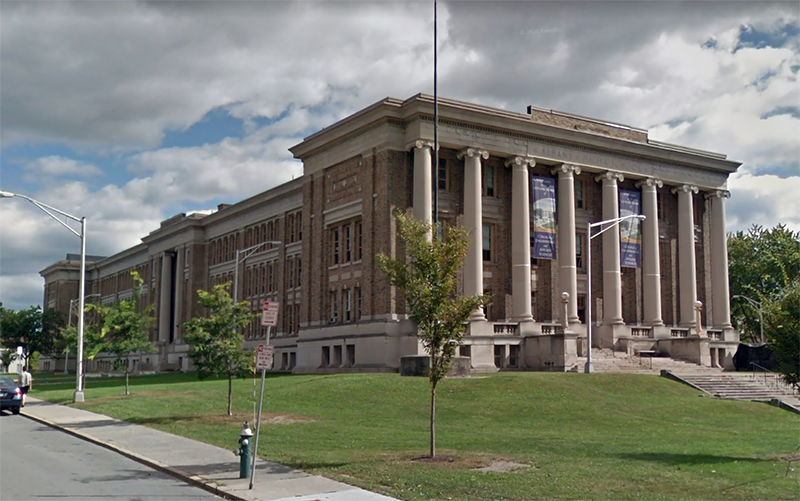 The former Albany High School in Albany, N.Y., will become home to the University of Albany's College of Engineering and Applied Sciences.