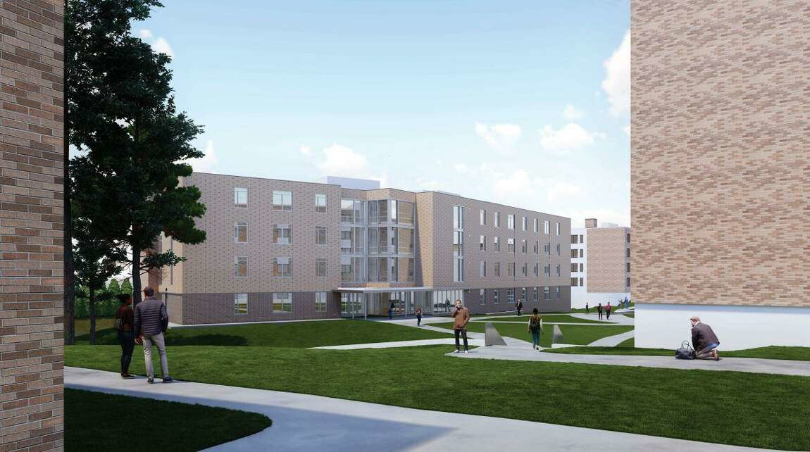 Fairfield University Sophomore Residence Hall Rendering 62d03f4e5da61