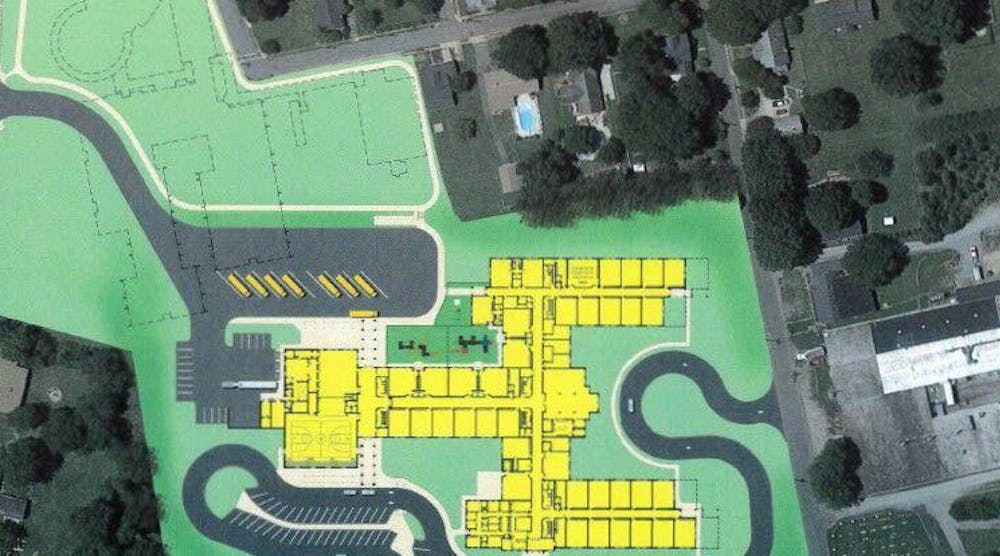 Maiden Elementary School site plan