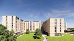 University of Connecticut residence hall rendering