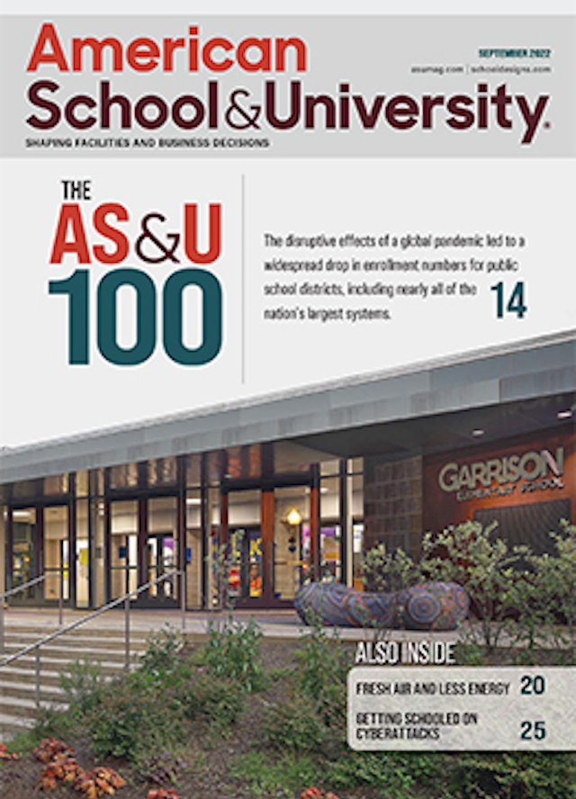 0922 American School & University September 2022 cover image