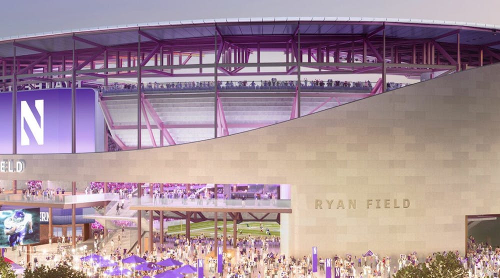 Northwestern University unveils 800 million plan for new football