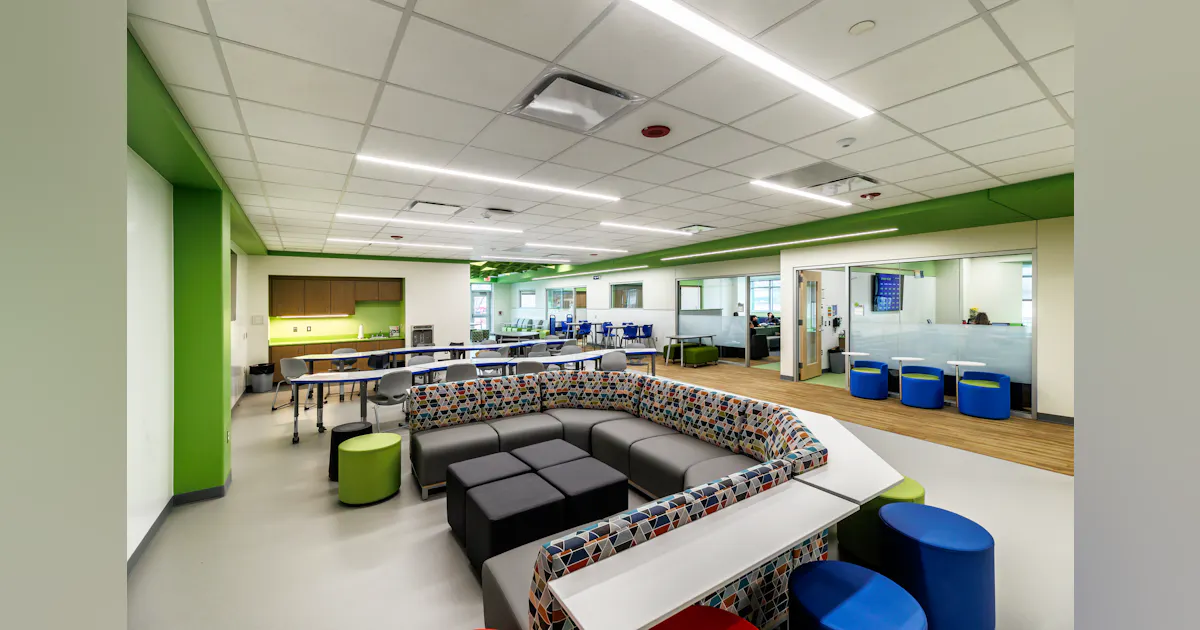 From the 2022 Educational Interiors Showcase New Washington Elementary