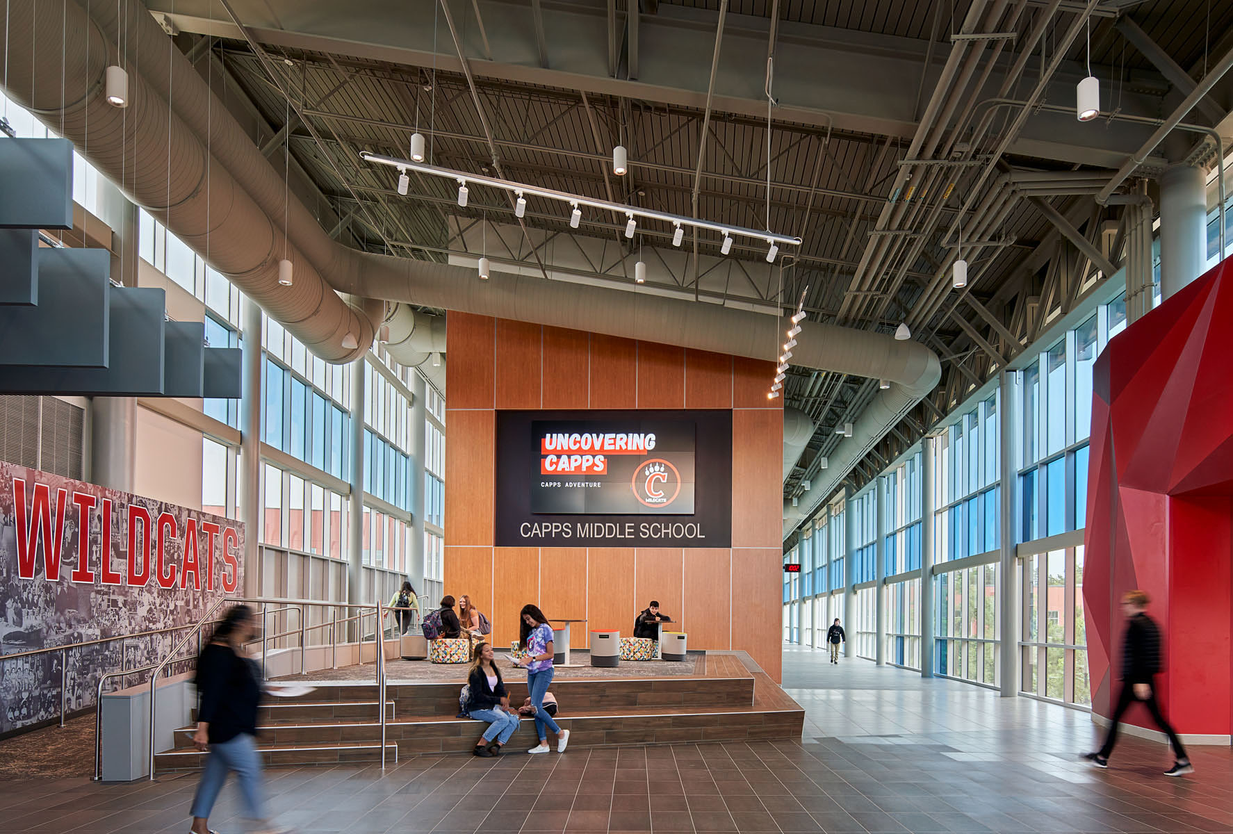 From the 2022 Educational Interiors Showcase Capps Middle School American School & University