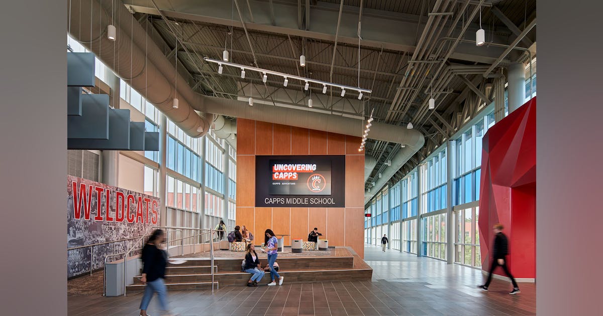 From the 2022 Educational Interiors Showcase Capps Middle School