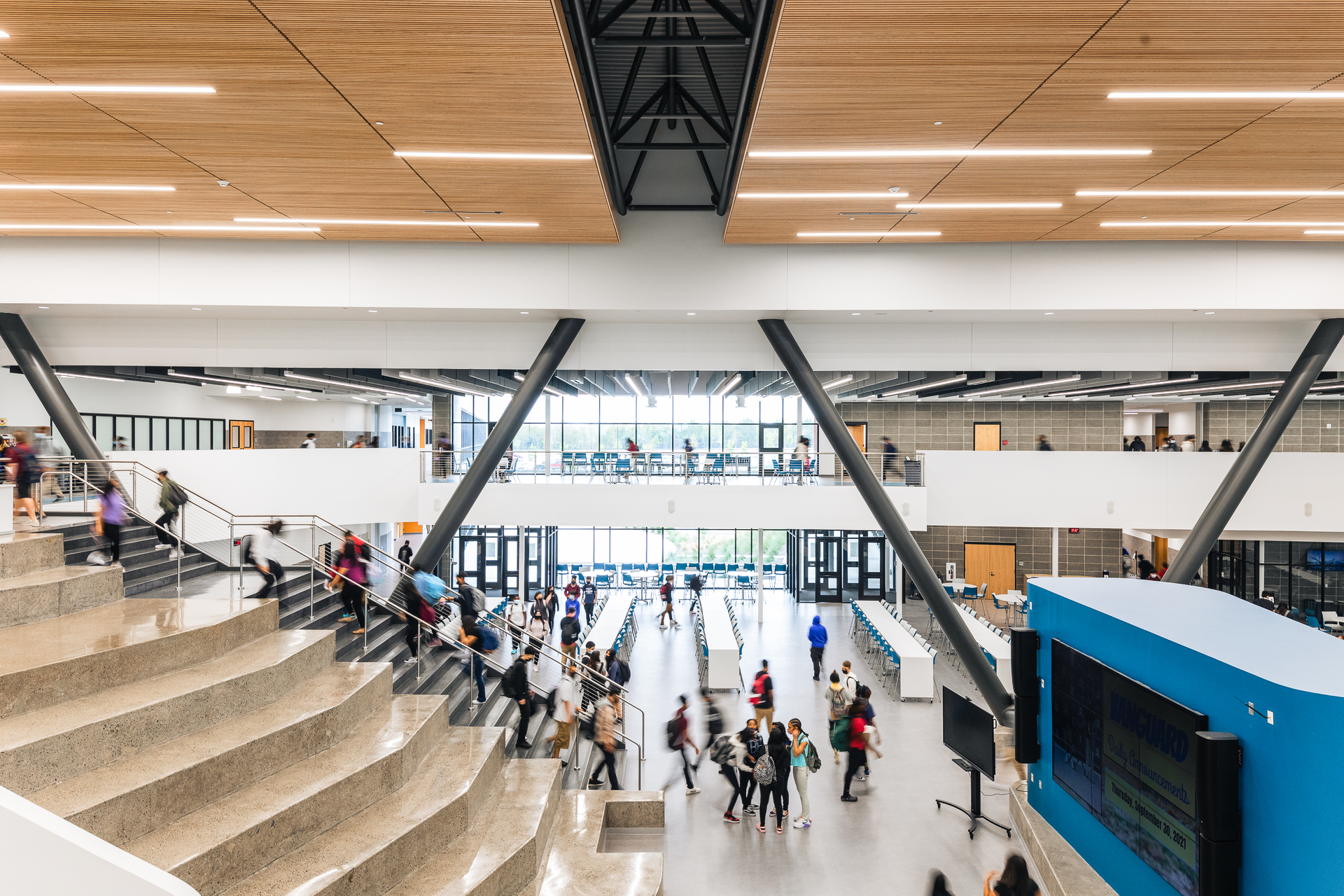 From the 2022 Educational Interiors Showcase Vanguard High School