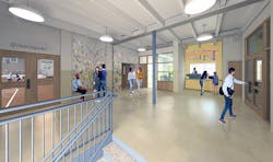 Rendering of planned renovations at Walsh Academy Rendering of planned renovations at Walsh Academy