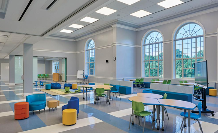 From the 2022 Educational Interiors Showcase Greenacres Elementary