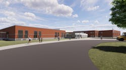 Maine School Administrative District 49 new elementary school rendering