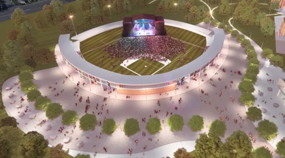 Middlesex College outdoor venue rendering