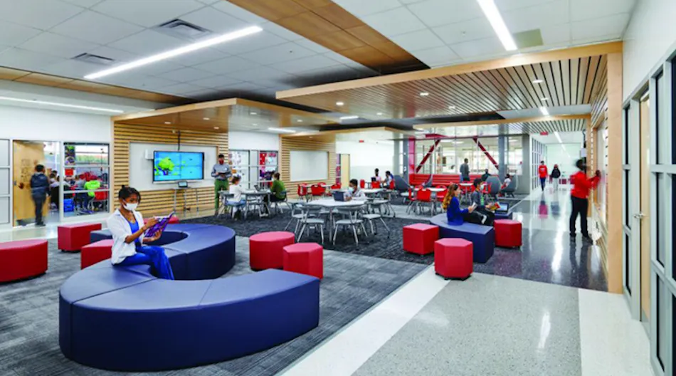 From the 2022 Educational Interiors Showcase: Potomac Shores Middle ...