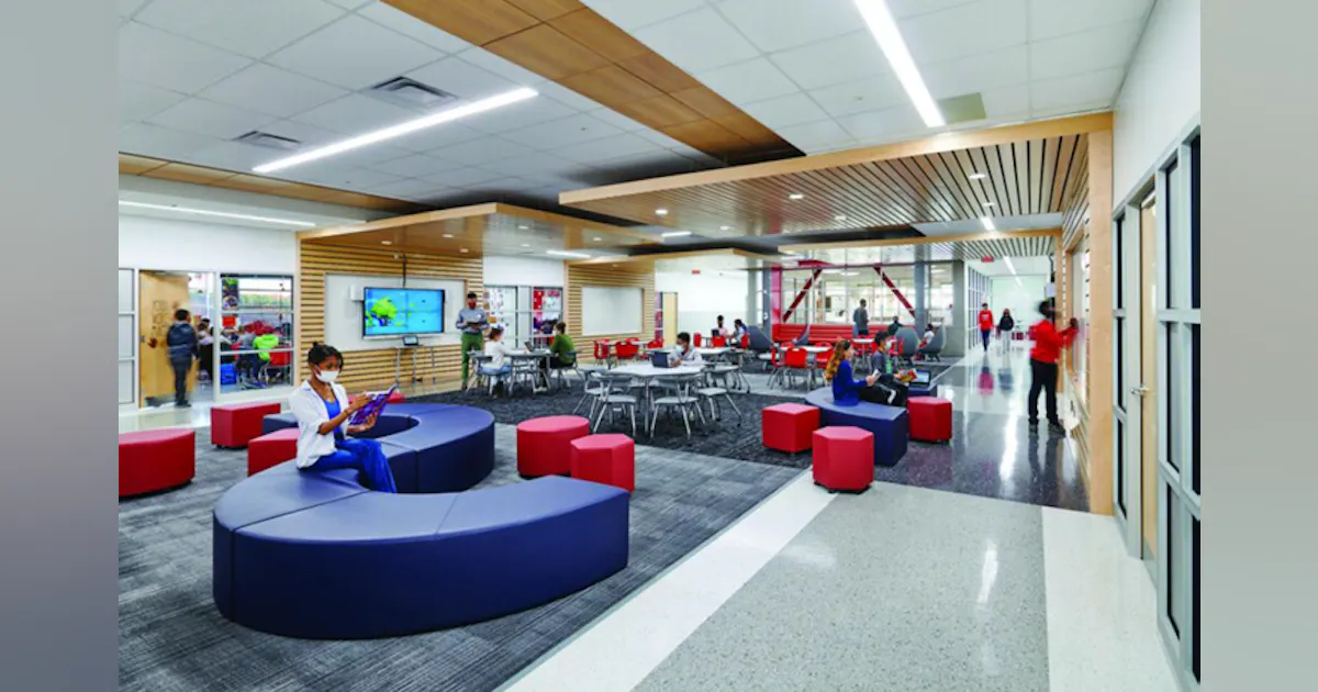 From the 2022 Educational Interiors Showcase: Potomac Shores Middle ...
