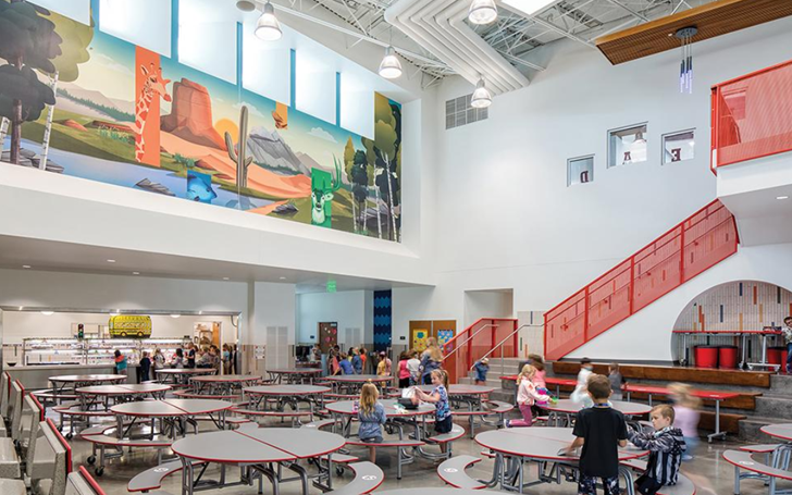 From the 2022 Educational Interiors Showcase West Bountiful Elementary