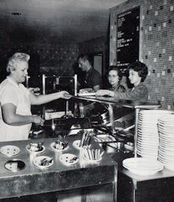 Mundelein High School&apos;s cafeteria, seen here in 1962, needs renovation and expansion.