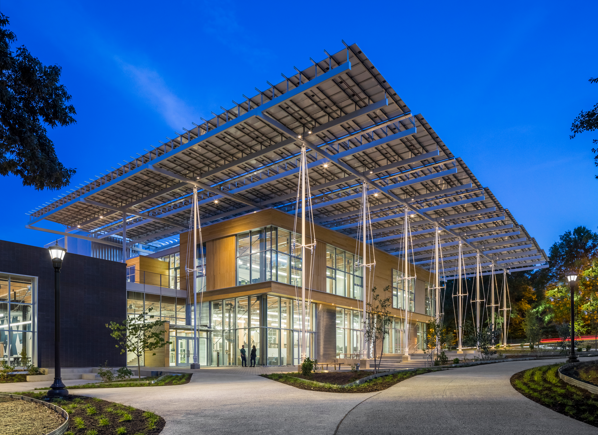 The Kendeda Building at Georgia Tech is net-positive energy and water over the course of the year.