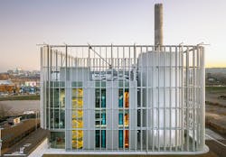 The District Energy Facility at Harvard University's Allston Campus in Boston. The District Energy Facility at Harvard University's Allston Campus in Boston.