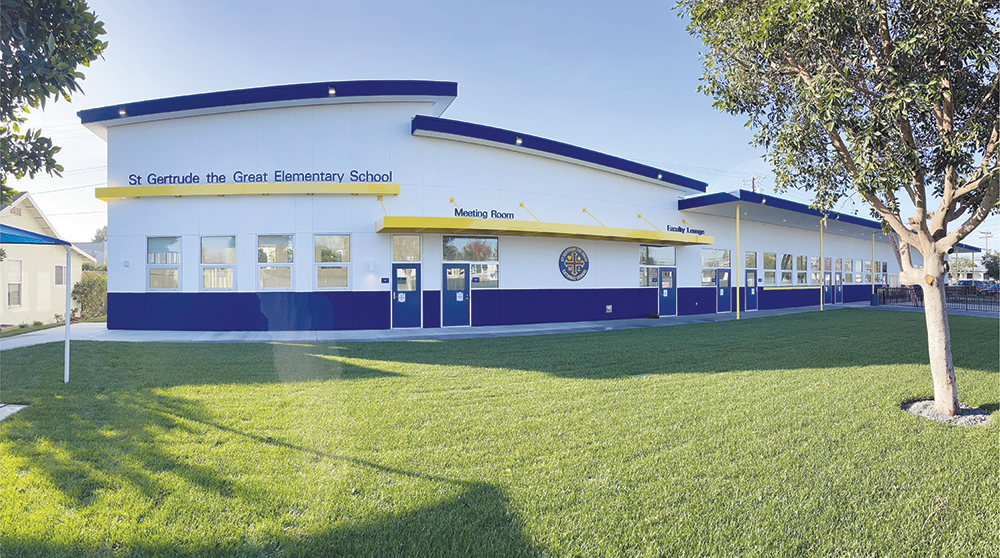 From the 2022 Architectural Portfolio St. Gertrude the Great Elementary School New Classroom