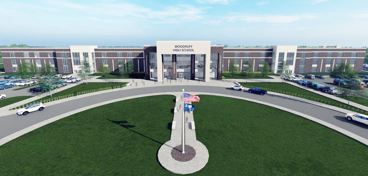 Construction has begun of high school in Woodruff, S.C. American