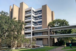 Agnes Arnold Hall has been closed since March 2023 after two students committed suicide there. Agnes Arnold Hall has been closed since March 2023 after two students committed suicide there.