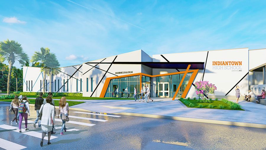 Indiantown High School Rendering 64d2be374ea26