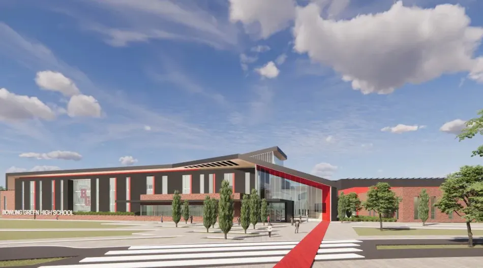 Bowling Green (Ohio) district unveils proposed design for new high