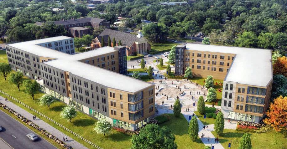 Merrimack College Gets Planning Approval For 2 Residence Halls   657752480b6b02001e5fbb5a Merrimack Housing 