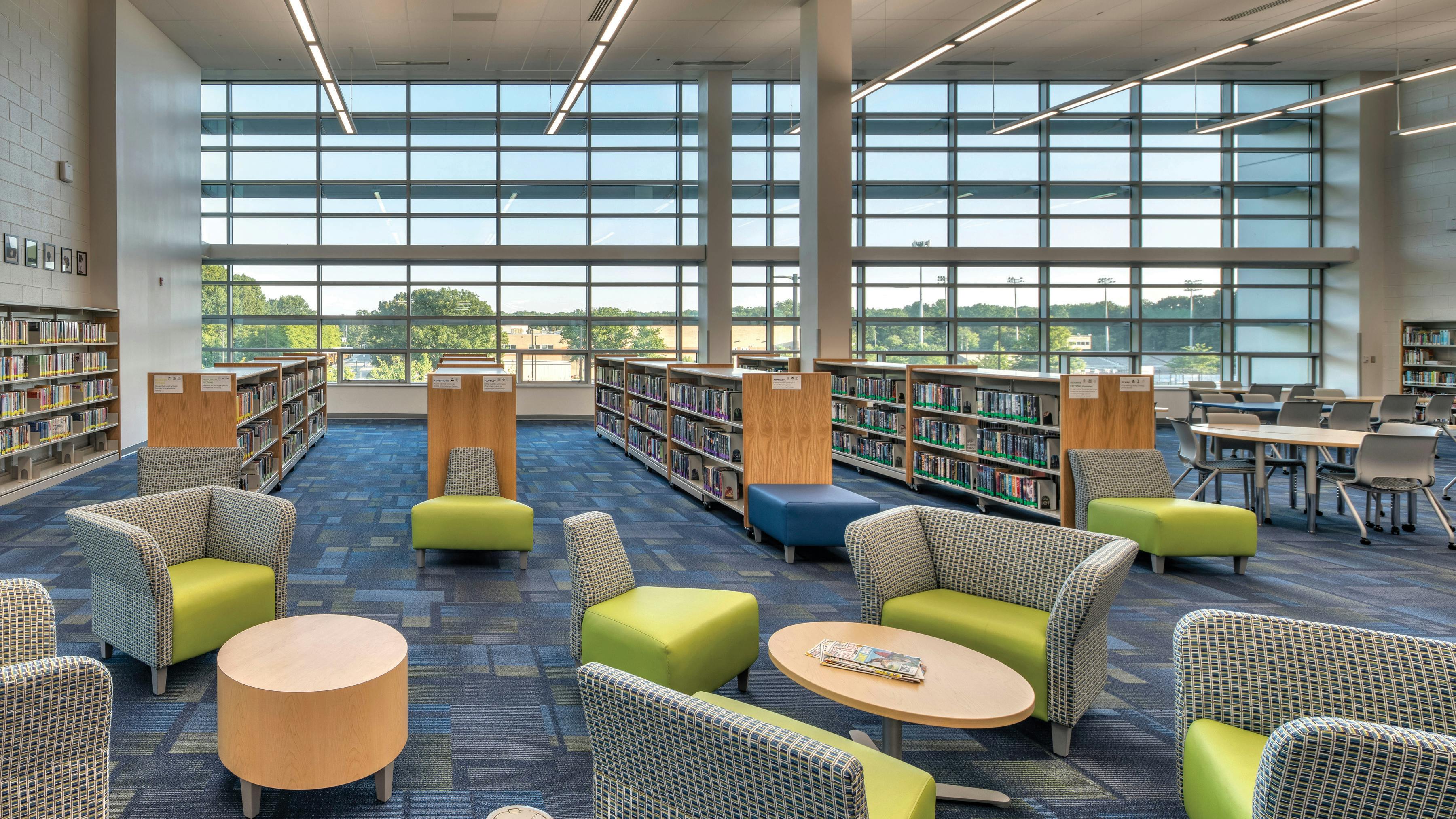 From the 2023 Architectural Portfolio Langston Hughes Middle School