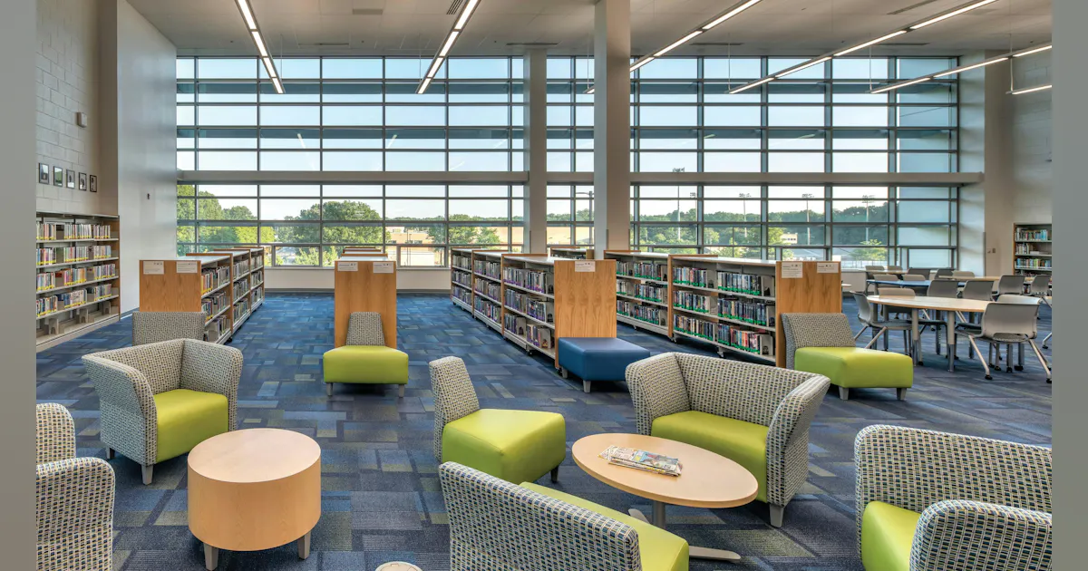 From the 2023 Architectural Portfolio Langston Hughes Middle School