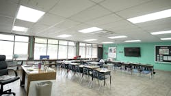 The staff at St. James the Greater Catholic School in Oklahoma City believes the VRF system has led to an increase in student performance. The staff at St. James the Greater Catholic School in Oklahoma City believes the VRF system has led to an increase in student performance.