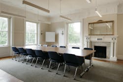 Larger spaces in the Scott House at Virginia Commonwealth Universoity have been converted to meeting rooms. Larger spaces in the Scott House at Virginia Commonwealth Universoity have been converted to meeting rooms.