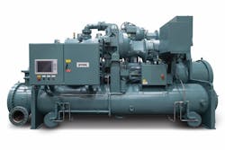 On average, college campuses that have installed water-to-water heat pumps have achieved four to five times the efficiency of a traditional chiller and boiler system. On average, college campuses that have installed water-to-water heat pumps have achieved four to five times the efficiency of a traditional chiller and boiler system.