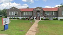 The existing Linden High School will be replaced by a new building. The existing Linden High School will be replaced by a new building.