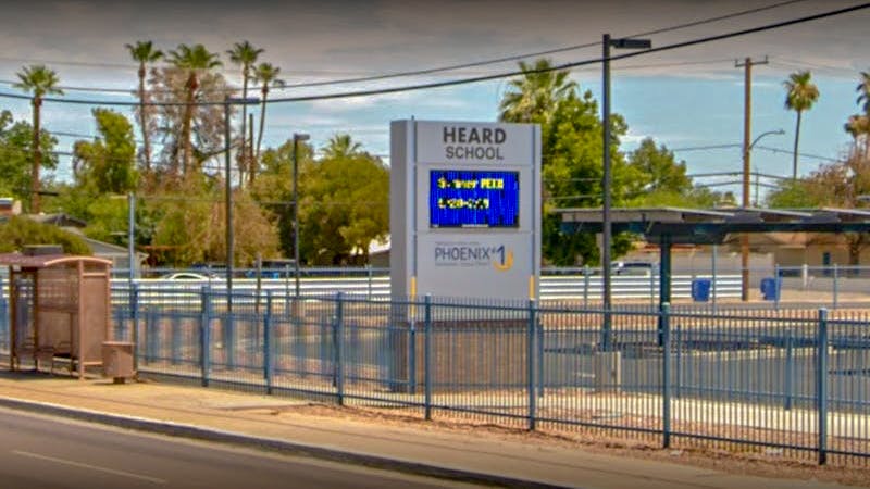 Heard Elementary is one of two campuses that the Phoenix (Arizona) elementary district is shutting down.