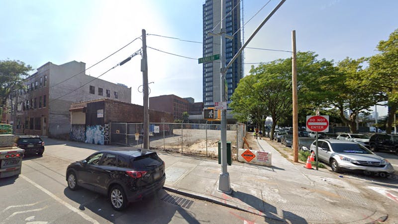 New York City plans to construct an elementary school on this site in the Greenpoint neighborhood of Brooklyn.