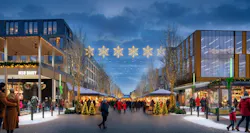 The Spartan Gateway District will be built on the west side pf the East Lansing campus. The Spartan Gateway District will be built on the west side pf the East Lansing campus.