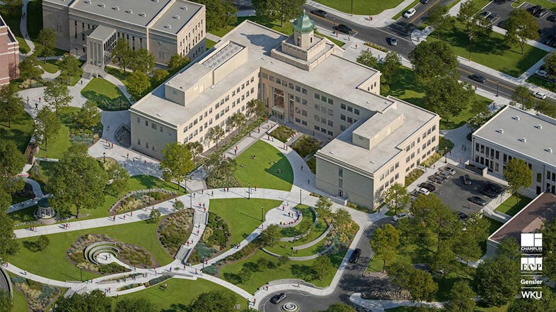 Rendering of renovation plans for Cherry Hall.