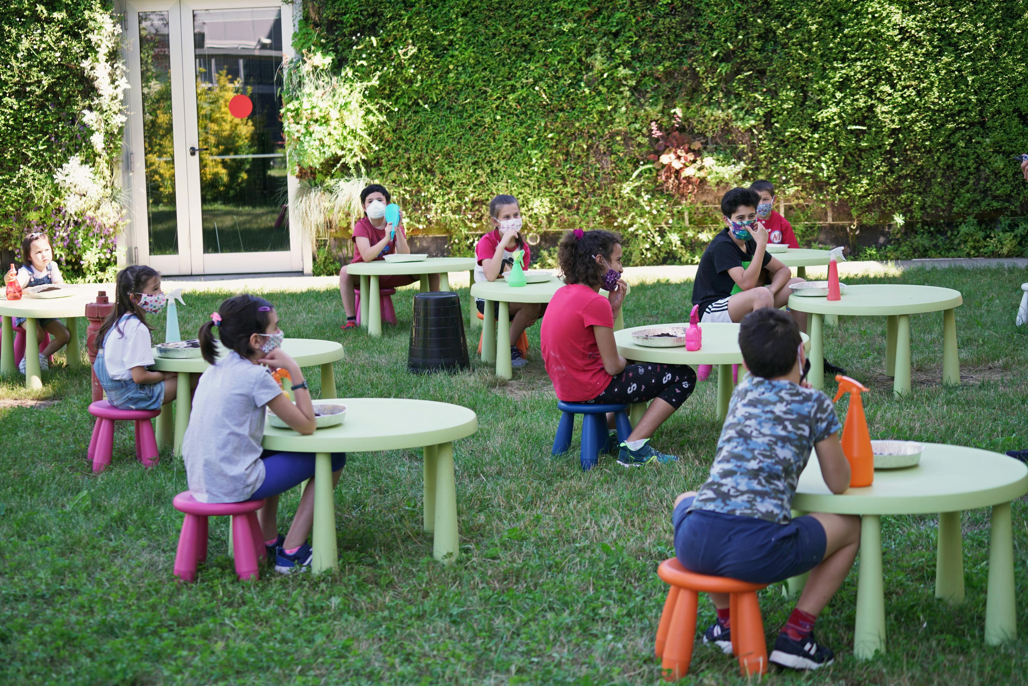 During the Covid pandemic, many schools took advantage of outdoor spaces to provide instruction.