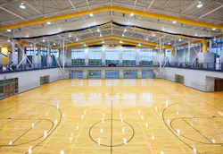 A hard maple floor at the University of Tennessee-Chattanooga A hard maple floor at the University of Tennessee-Chattanooga