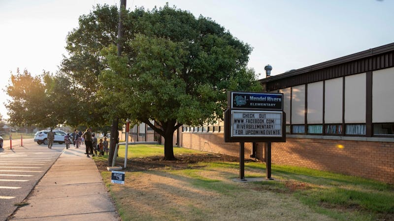 The existing Mendel Rivers Elementary will be replaced with a new facility on the Altus Air Force Base.