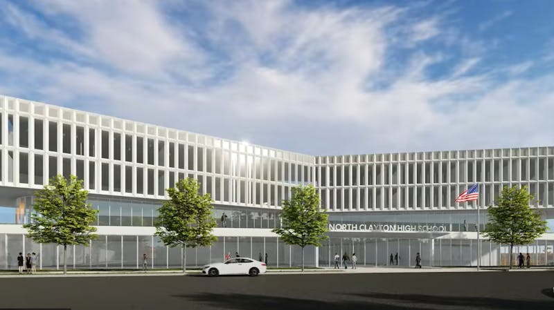 Clayton North High rendering