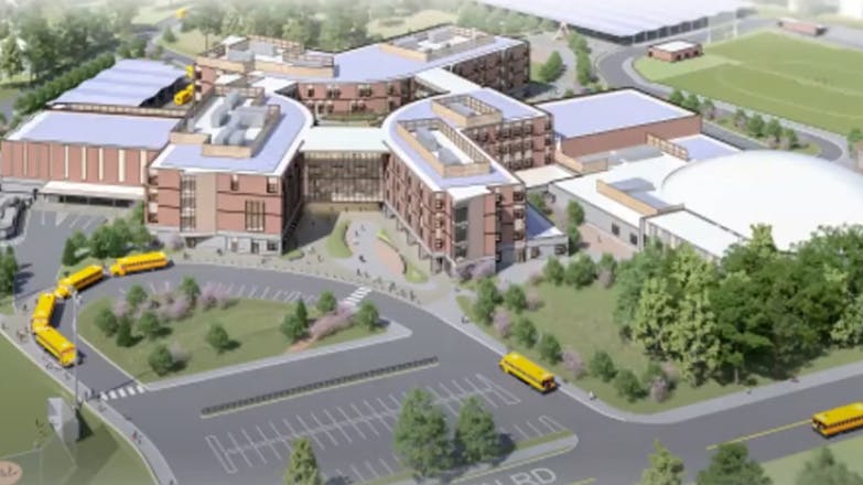 Lexington High School rendering