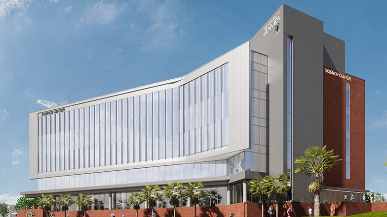 University of Tampa is building a science center