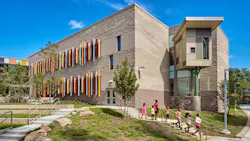 The rebuilt Sandy Hook Elementary School in Newtown, Connecticut, integrates safety considerations into the building itself while maintaining a welcoming environment for students and staff. (Svigal + Partners, an FCA company | ©Robert Benson Photography) The rebuilt Sandy Hook Elementary School in Newtown, Connecticut, integrates safety considerations into the building itself while maintaining a welcoming environment for students and staff. (Svigal + Partners, an FCA company | ©Robert Benson Photography)