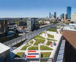 The Josiah Quincy Upper School in Boston has received LEED Platinum certification for its envronmentally friendly design and construction. The Josiah Quincy Upper School in Boston has received LEED Platinum certification for its envronmentally friendly design and construction.