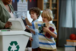 Recycling programs are key components of many schools' sustainability efforts. Recycling programs are key components of many schools' sustainability efforts.