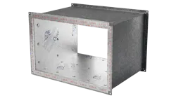 Close-up of pre-insulated duct product.
