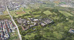 Southwestern University 560 aerial rendering